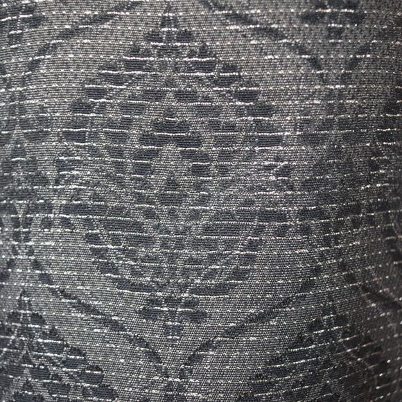 Classiques Entier Black Sleeveless Mini Swing Cocktail Dress Sparkly Metallic LG - Picture 9 of 14